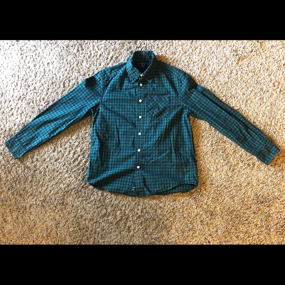 Ralph Lauren Plaid Button Down Shirt